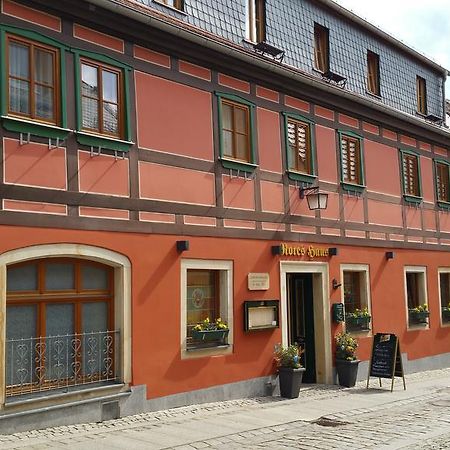 Gasthaus& Pension Zum Roten Haus Bad Schandau Dış mekan fotoğraf