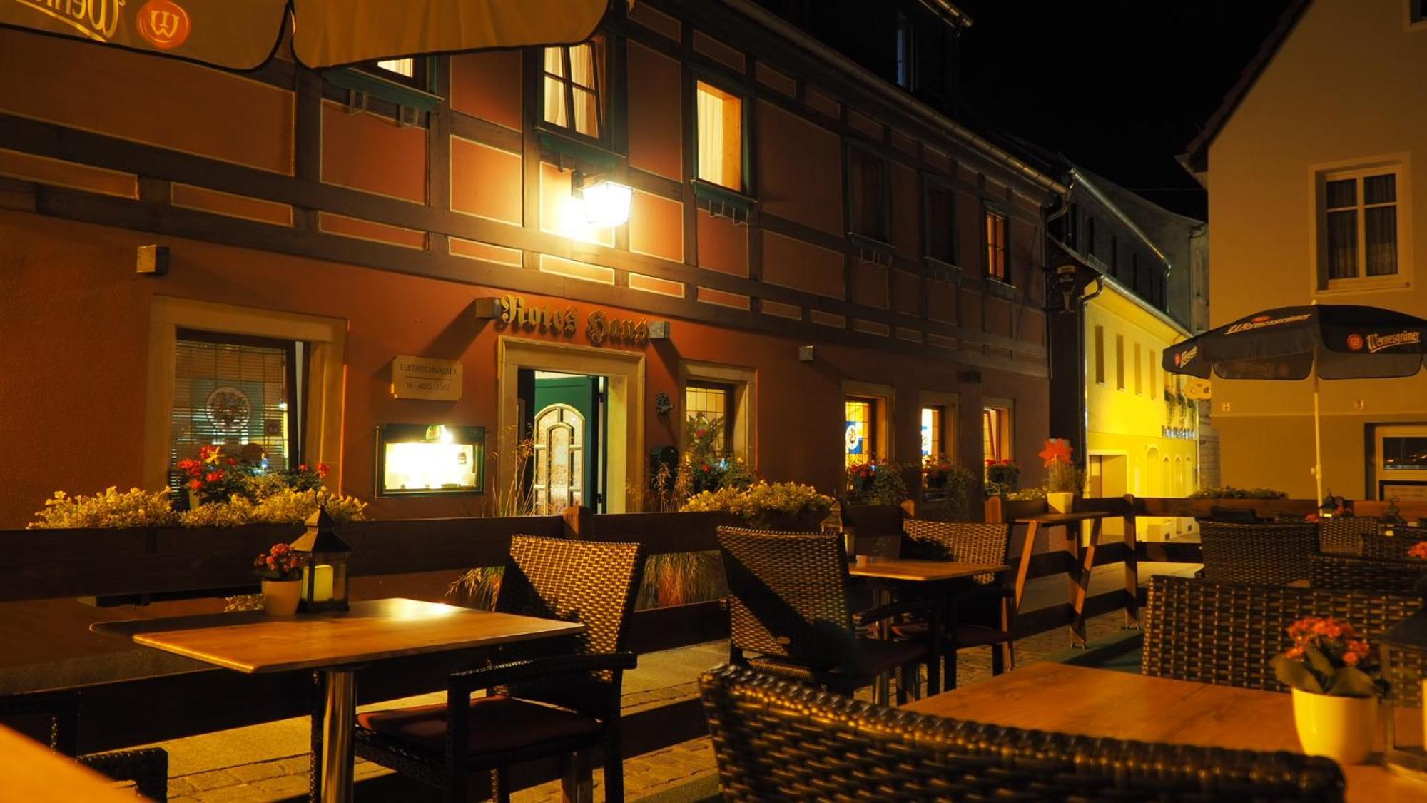 Gasthaus& Pension Zum Roten Haus Bad Schandau Dış mekan fotoğraf